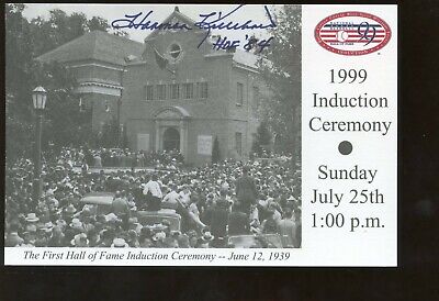 1999 BB Hall of Fame Induction Day 4 X 6 Postcard Autographed Harmon Killebrew