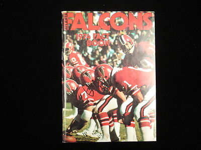 1974 Atlanta Falcons NFL Media Guide