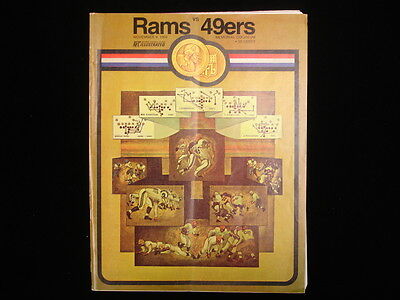 November 9, 1969 St. Louis Rams vs. San Francisco 49ers Official Program