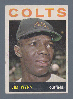 1964 Topps #38 Jim Wynn Houston Colt .45s Rookie Baseball Card EX - EX+    