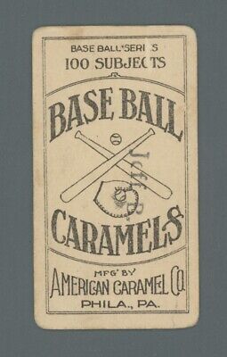 1909-11 American Caramel Ed Summers Detroit Tigers Baseball Card 
