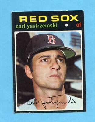 1971 Topps #530 Carl Yastrzemski Boston Red Sox Baseball Card EX