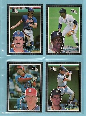 1985 Donruss Action All-Stars Complete Set of 60 Baseball Cards NM