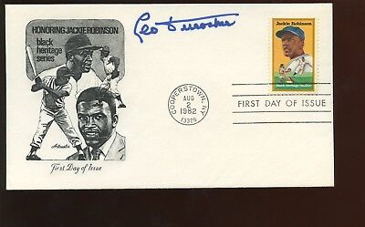 August 2 1982 First Day Issue Envelope / Cachet Autographed Leo Durocher