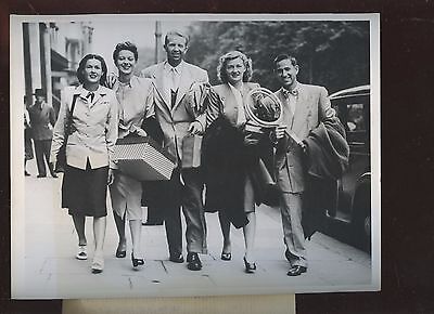 Original July 21 1947 Don Budge & Bobby Riggs Tennis 8 X 10 Wire Photo