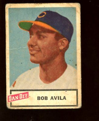 1954 Dan Dee Potato Chips Baseball Card Bob Avila