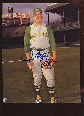 Jim Catfish Hunter Oakland A's Autographed 8 X 10 Photo Hologram