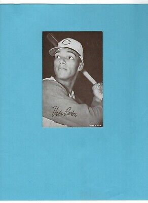 1947-66 Exhibit Vada Pinson Cincinnati Reds Baseball Card  