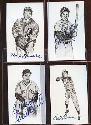 1989 Thumper Baseball Postcard Lot All Autographed 15 Different Hologram