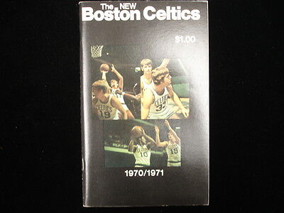 1970-71 Boston Celtics NBA Basketball Media Guide