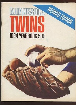 1964 MLB Baseball Minnesota Twins Revised Yearbook EX+