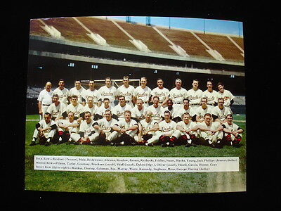 1954 Gunter Beer Baltimore Orioles  7″ x 9″ Team Photograph – NM