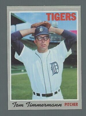 1970 Topps #554 Tom Timmermann Detroit Tigers Baseball Card NM 