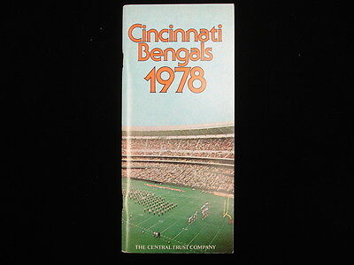 1978 Cincinnati Bengals NFL Media Guide