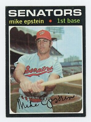 1971 Topps #655 Mike Epstein Washington Senators Baseball Card NM  