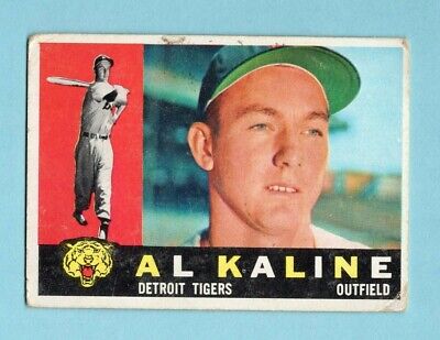 1960 Topps #50 Al Kaline Detroit Tigers Baseball Card VG    