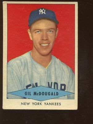 1954 Red Heart Dog Food Baseball Card Gil McDougald New York Yankees VGEX