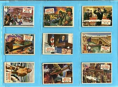 1954 Topps Scoops Starter Set Lot of 15 Different Cards Low Grade