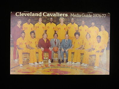 1976-77 Cleveland Cavaliers Basketball Media Guide