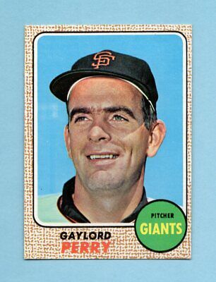 1968 Topps #85 Gaylord Perry San Francisco Giants Baseball Card NM 