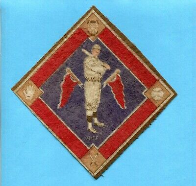 1914 B18 Blanket Zach Wheat Brooklyn Dodgers Blue Infield Variation   