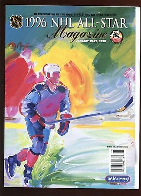 1996 NHL Hockey All Star Game Magazine NRMT