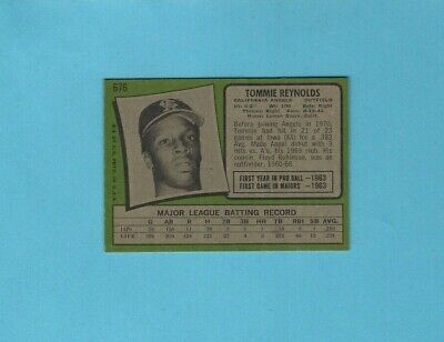 1971 Topps #676 Tommie Reynolds California Angels High Number Baseball Card NM