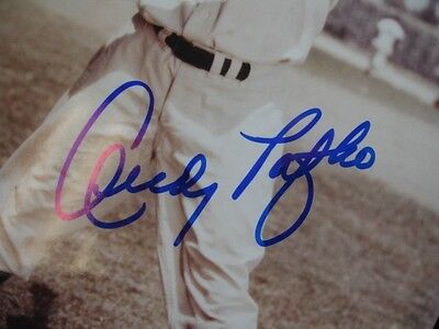 Andy Pafko Brooklyn Dodgers Autographed 8" x 10" Photograph