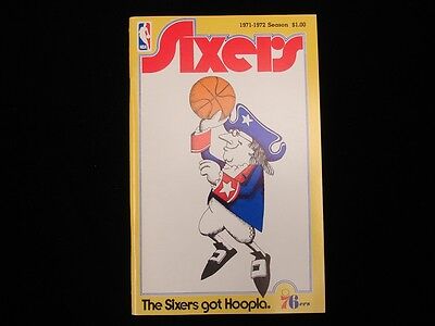 1971-72 Philadelphia 76ers Basketball Media Guide