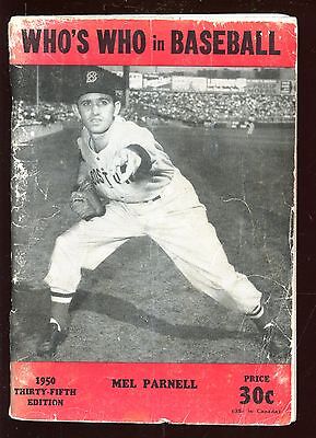 1950 Who's Who in Baseball With Mel Parnell Cover