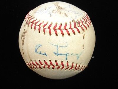 1959-64 White Sox Multi SIGNED AL Baseball w/ Lopez Wynn Cooney + Groundskeeper