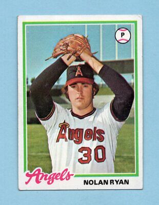 1978 Topps #400 Nolan Ryan California Angels Baseball Card EX 