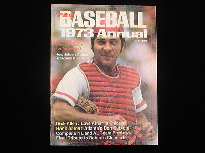 1973 Pro Baseball Annual Magazine – Johnny Bench Cover