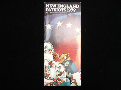 1979 New England Patriots NFL Media Guide