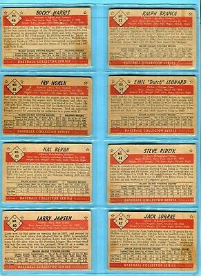 1953 Bowman Black & White Starter Set Lot of 28 Diff Baseball Cards Low Grade  