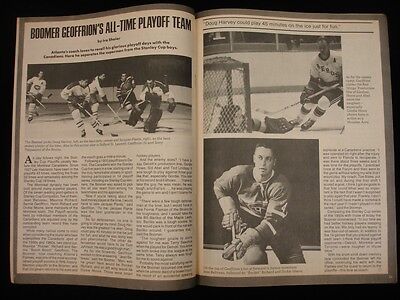 May 1974 Action Sports Hockey Magazine - Yvan Cournoyer Cover