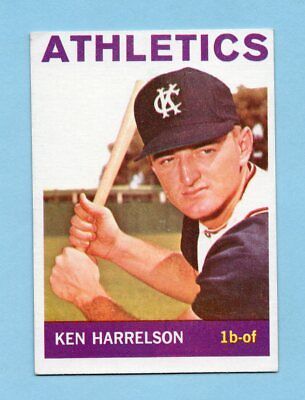 1964 Topps #419 Ken Harrelson KC Athletics Rookie Baseball Card Ex/Mt o/c    