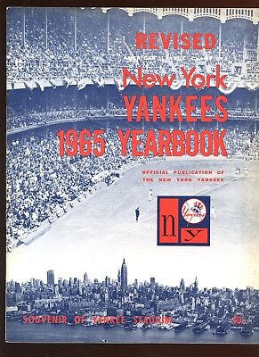 1965 New York Yankees Revised Yearbook EX