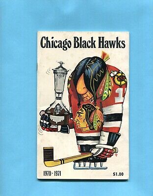 1970-71 Chicago Black Hawks Yearbook / Media Guide 