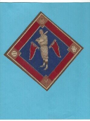 1914 B18 Blanket Zach Wheat Brooklyn Dodgers Blue Infield Variation   