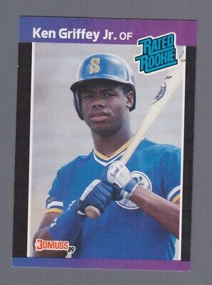 1989 Donruss #33 Ken Griffey Jr. Seattle Mariners Rookie Baseball Card NM 