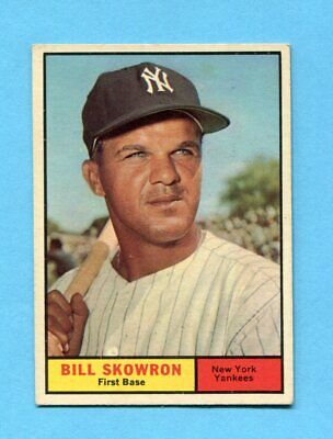 1961 Topps #371 Bill Skowron New York Yankees Baseball Card EX+ 