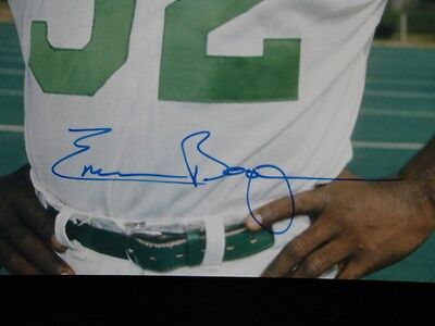 Emerson Boozer New York Jets Autographed 8" x 10" Photograph - B&E Holo