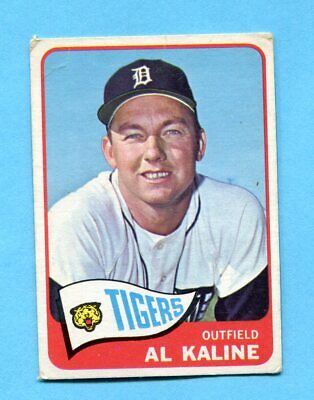 1965 Topps #130 Al Kaline Detroit Tigers Baseball Card VG wrks