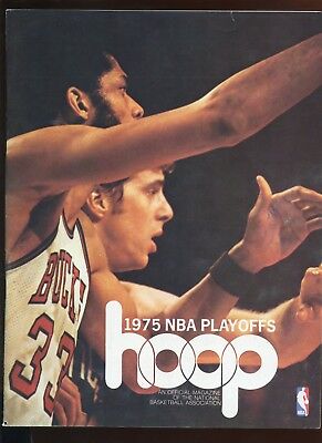 4-10 1975 NBA Basketball Playoff Program Buffalo Braves at Washington Bullets EX