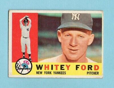 1960 Topps #35 Whitey Ford New York Yankees Baseball Card Vg/Ex app wrk ft