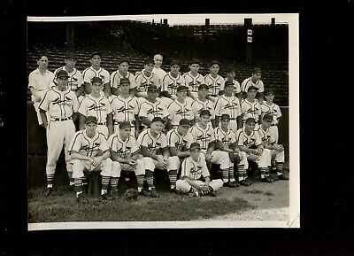 1943/1944 MLB Baseball St. Louis Cardinals 7 X 9 Photo With Stan Musial