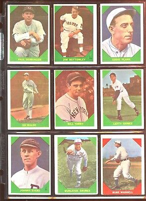 1960 Fleer Baseball Card Lot 22 Different VG/EX+