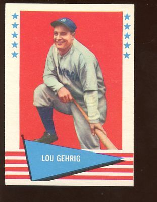 1961 Fleer Baseball Card #31 Lou Gehrig NRMT