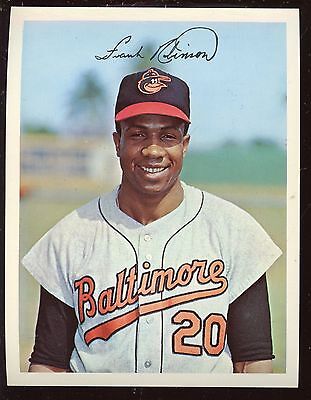 1967 Dexter Press Baseball Premium Photo Frank Robinson EXMT/NRMT